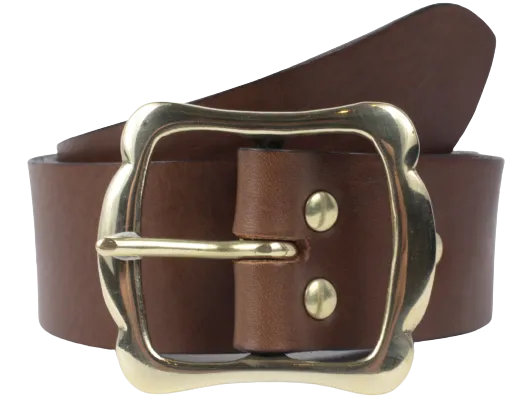 1 3/4 Inch Designer Leather Belt