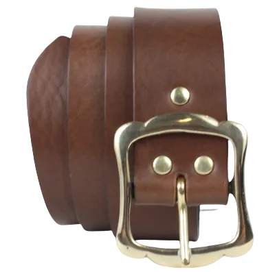 1 3/4 Inch Designer Leather Belt