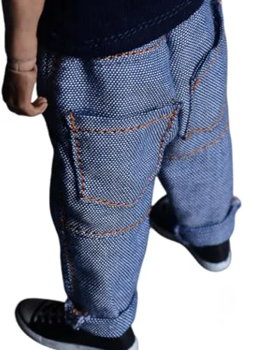 1/12 Scale Figure Doll Clothes: Harlan Denim Set Collectible