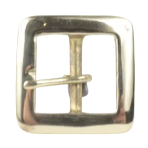 1.25 Inch 32mm Brass Square Belt Buckle