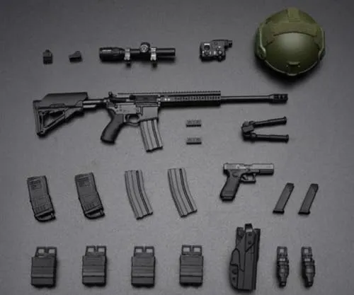 1/6 Scale Action Figure Accessory: Special Forces Weapon E Model