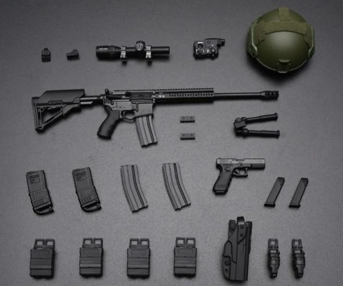 1/6 Scale Action Figure Accessory: Special Forces Weapon E Model