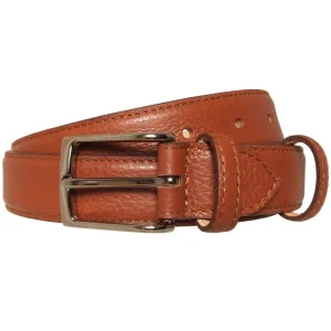 30 mm Width Sienna Textured Leather Sartorial Belt