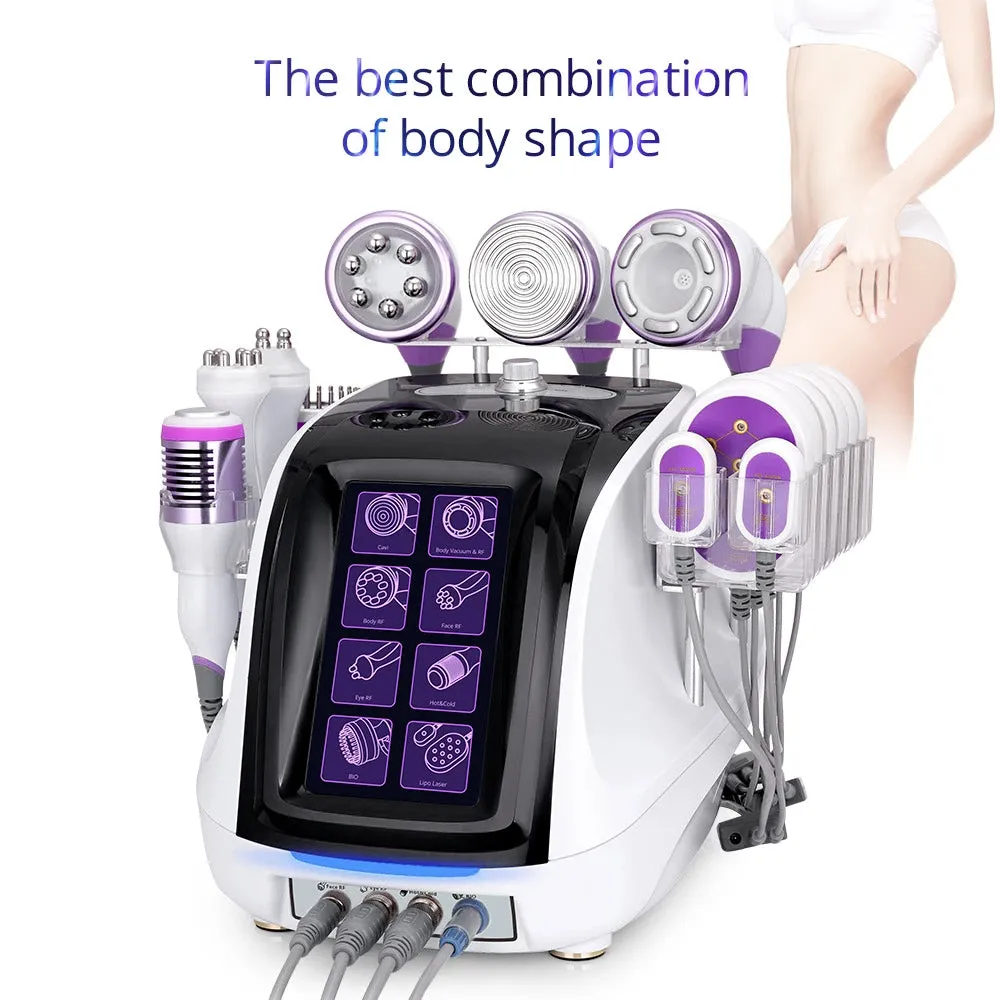 9In1 Aristorm 40k Ultrasonic Cavitation 2.5 Radio Frequency Slim Microdermabrasion Machine