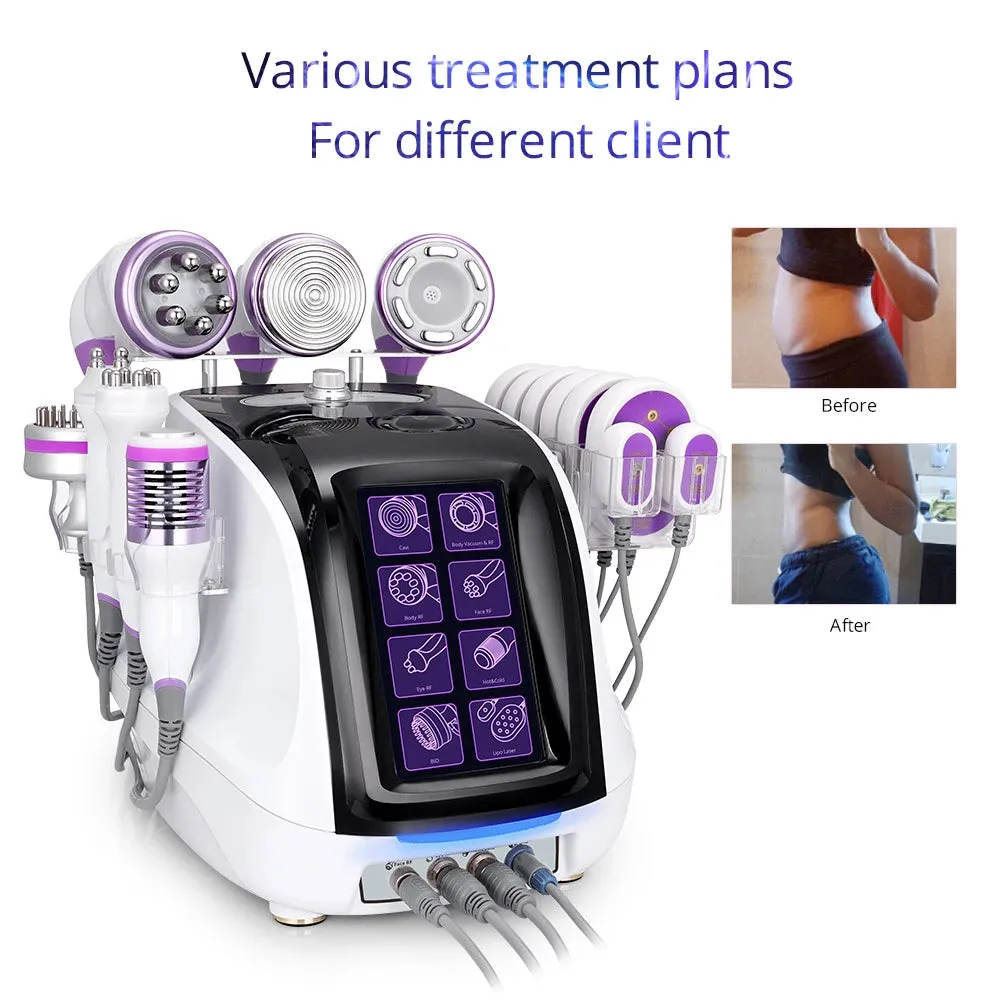 9In1 Aristorm 40k Ultrasonic Cavitation 2.5 Radio Frequency Slim Microdermabrasion Machine