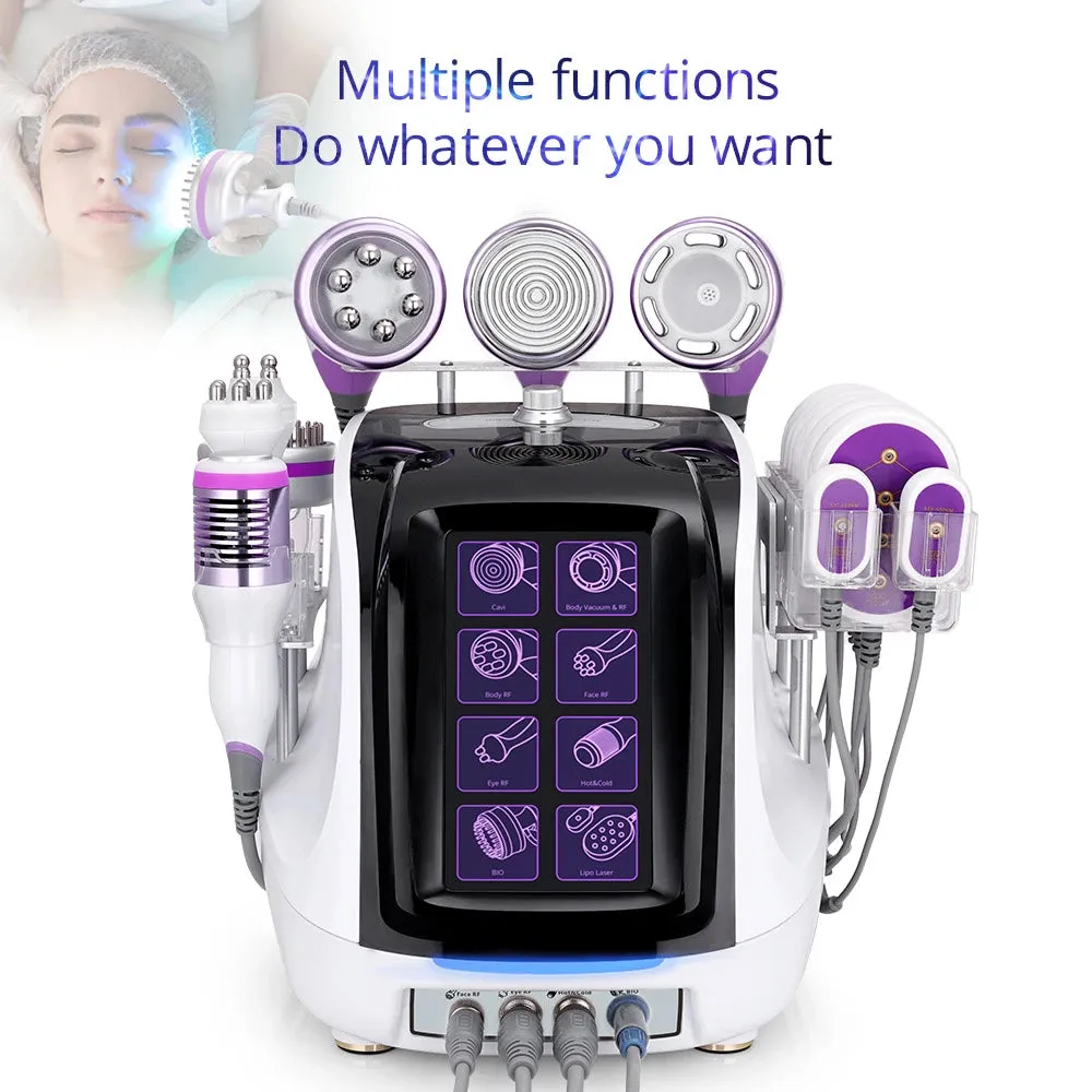 9In1 Aristorm 40k Ultrasonic Cavitation 2.5 Radio Frequency Slim Microdermabrasion Machine