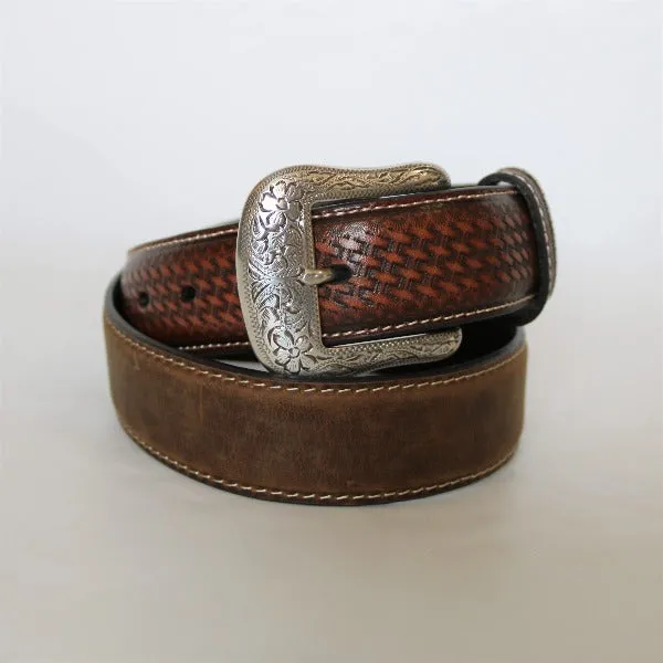 Ariat Men's Brown Western Belt - The El Paso