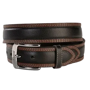 Ariat® Men's Diesel Two Tone Black & Brown Leather Belt A10005802