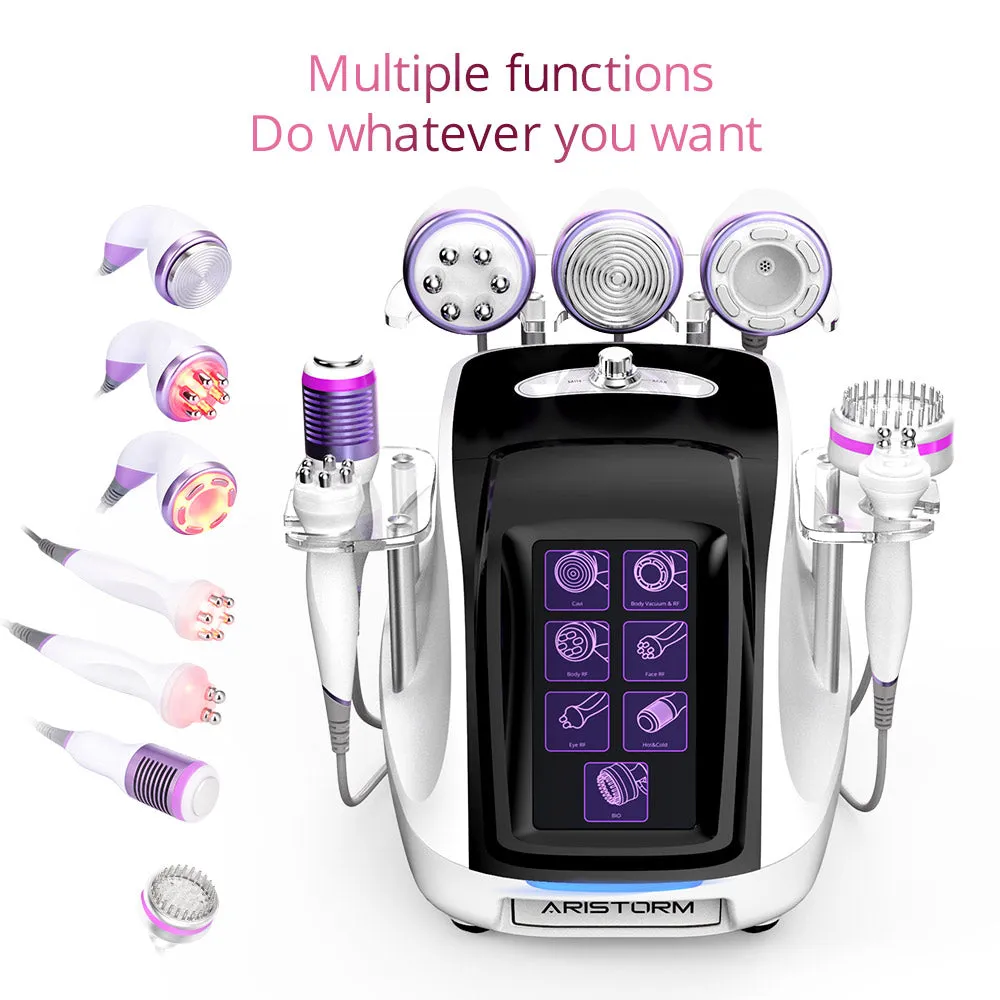 Aristorm 40K Cavitation Radio Frequency Vacuum BIO Cold&Hot Hammer Body Shaping Skin Lifting Device