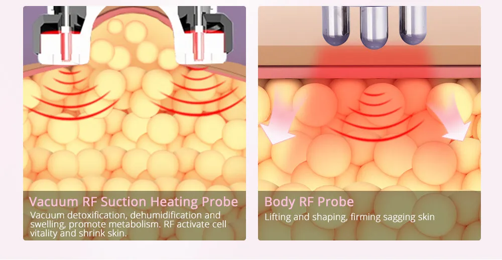 Aristorm 40K Cavitation Radio Frequency Vacuum BIO Cold&Hot Hammer Body Shaping Skin Lifting Device