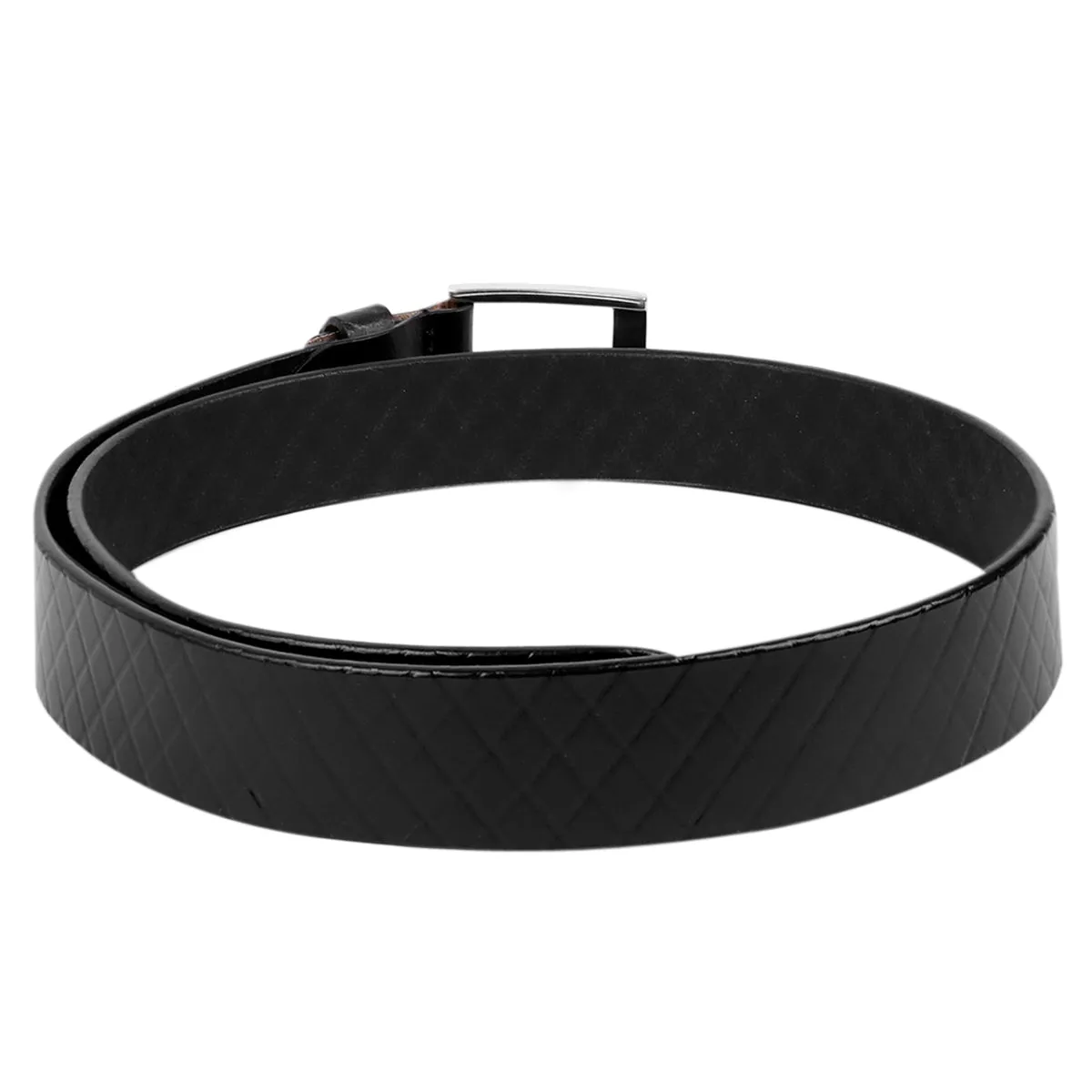 Bacca Bucci Genuine Textured Leather Belt for Casual Jeans & Dress with elegant Steel buckle