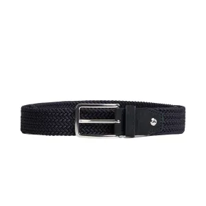 Ben Braided Elastic Belt JL Navy - SS24