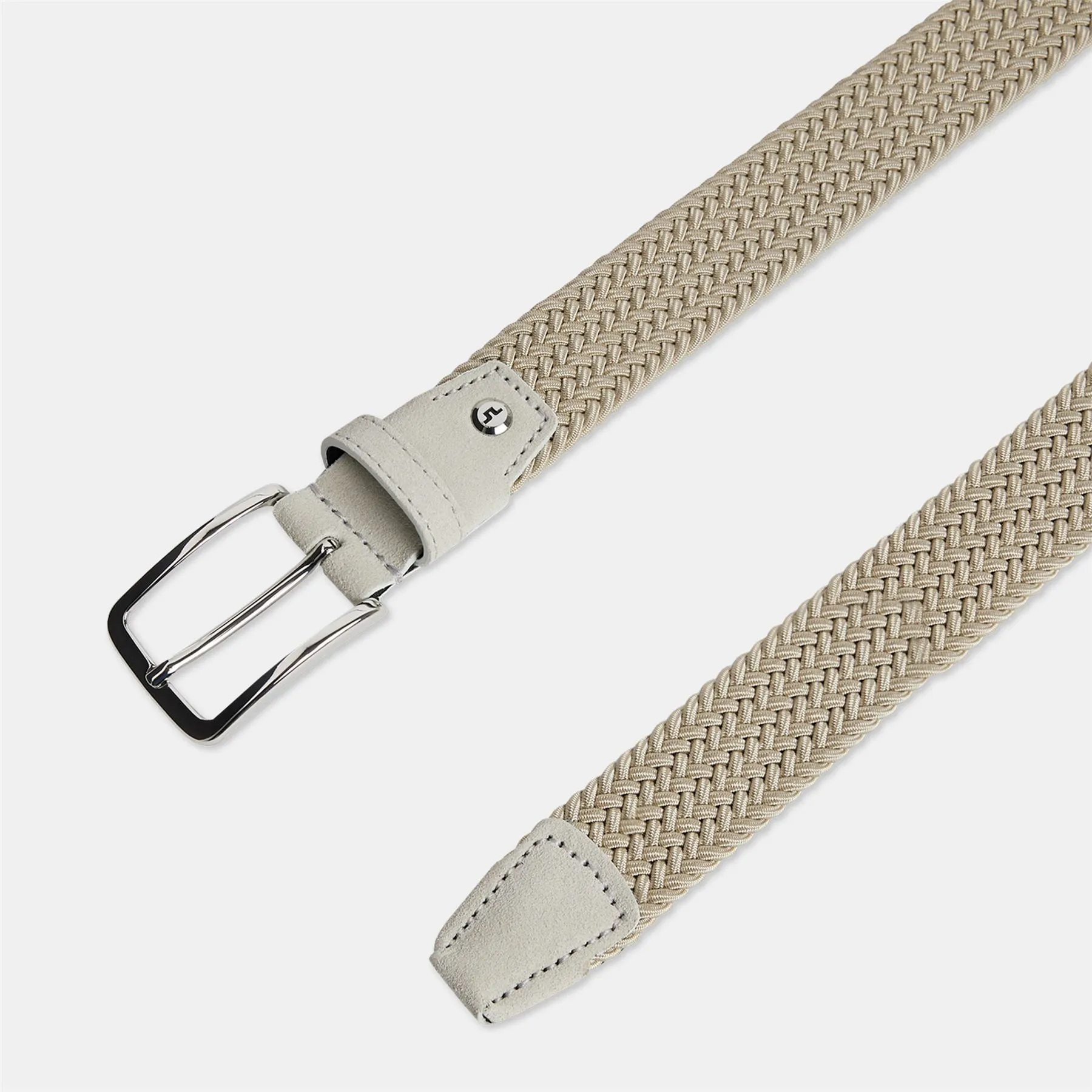 Ben Braided Elastic Belt Moonbeam - SS24