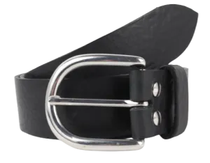 Black 1.5 Inch Designer Belt