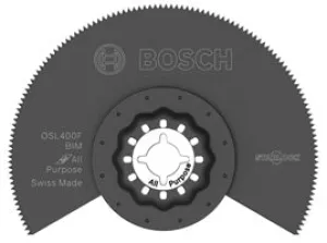 BOSCH OSL400F 4 In. Starlock® Oscillating Multi Tool Bi-Metal Segmented Saw Blade