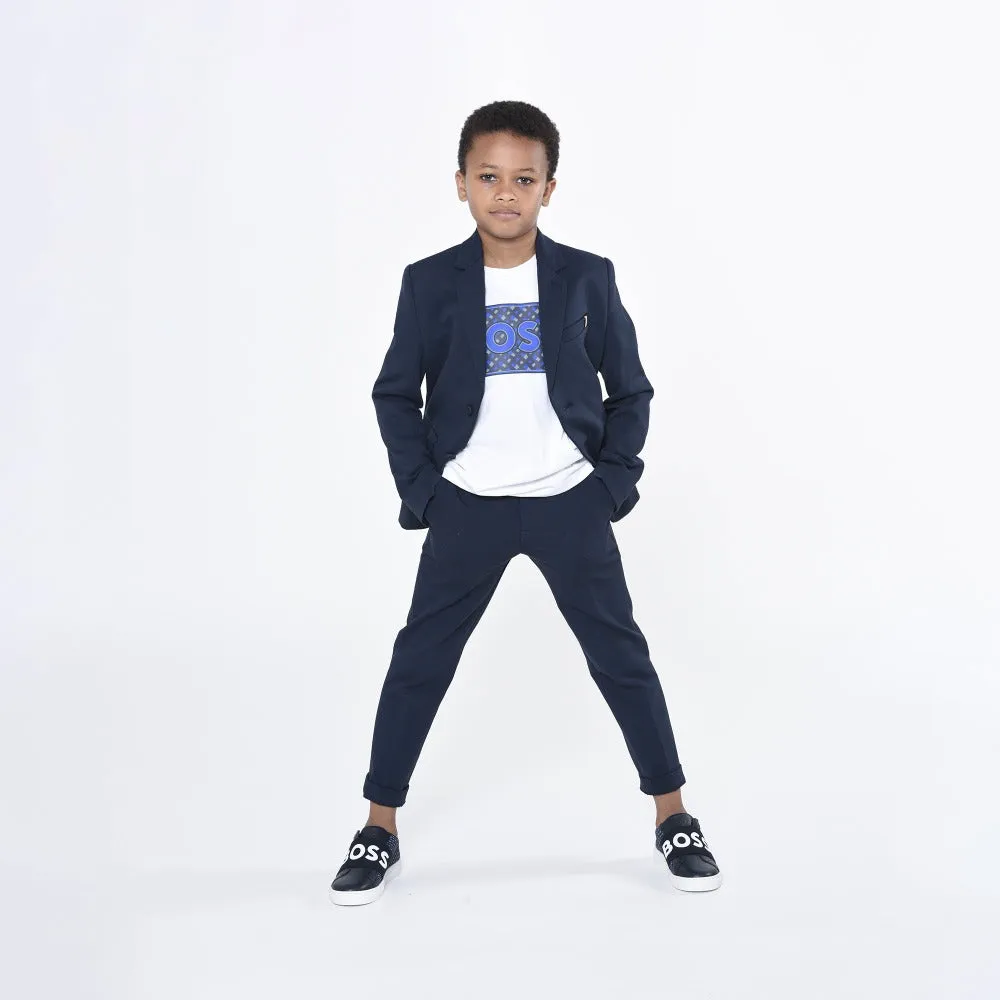 BOSS KIDSWEAR Navy Jacket and Trousers Set