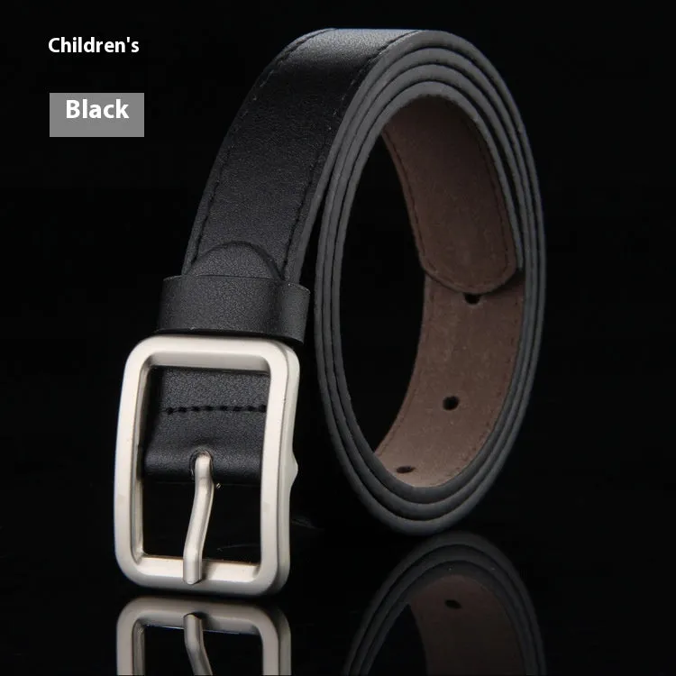 Boys' Simple And Fashionable Solid Color Belt