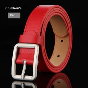 Boys' Simple And Fashionable Solid Color Belt