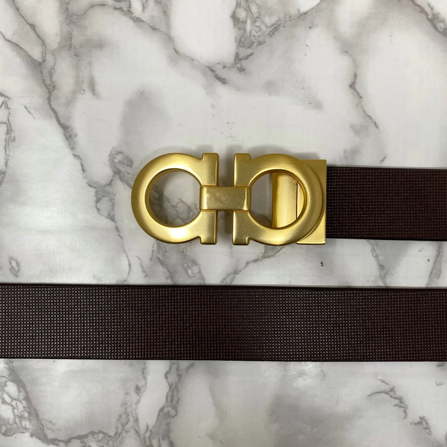 Classic 8 Pattern Formal Design Leather Strap Belt -JonasParamount