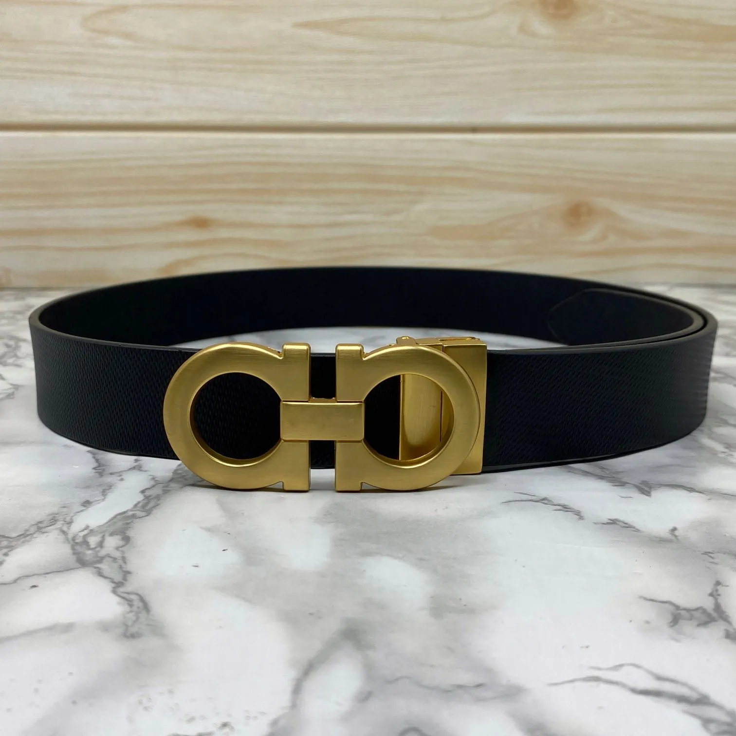 Classic 8 Pattern Formal Design Leather Strap Belt -JonasParamount