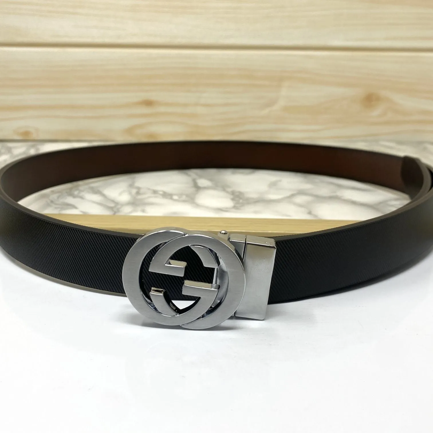 Classic Design Reversible Strap Belt For Men-JonasParamount