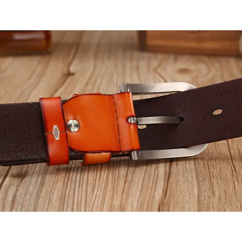 EagleLuxe Embossed Leather Belt