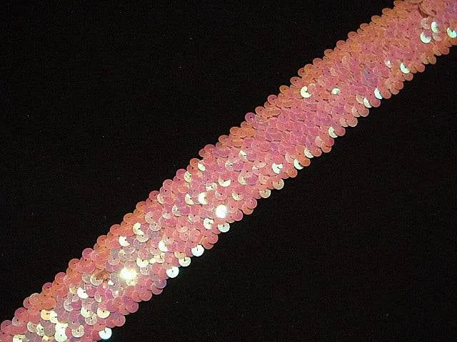 Elasticated Iridescent Sequinned Trim