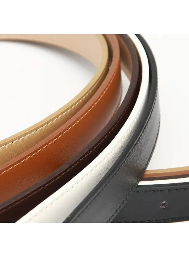 Elegant, Simple and Versatile Leather Belt for Women