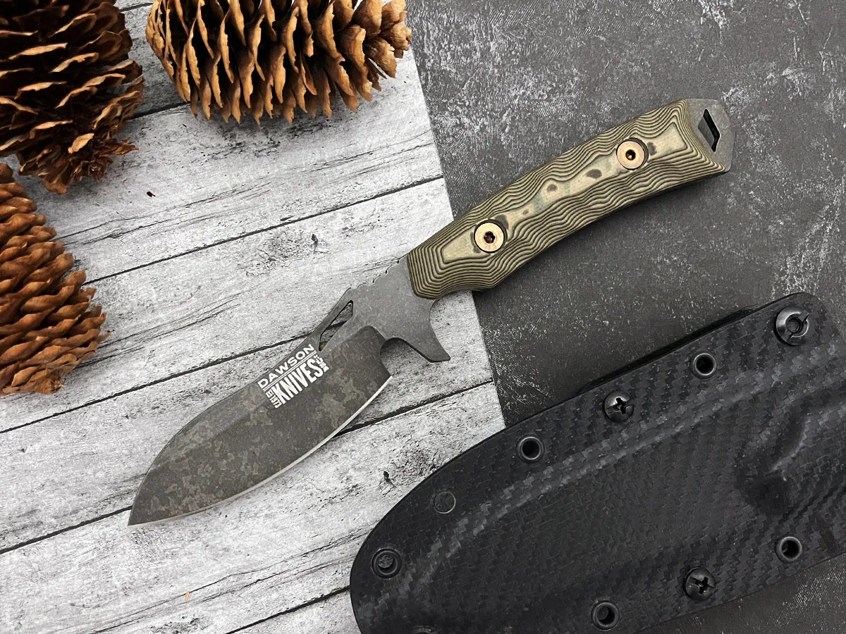 GEN 2 Harvester | Personal Carry, General Purpose Knife | CPM-3V Steel | NEW Midnight Finish