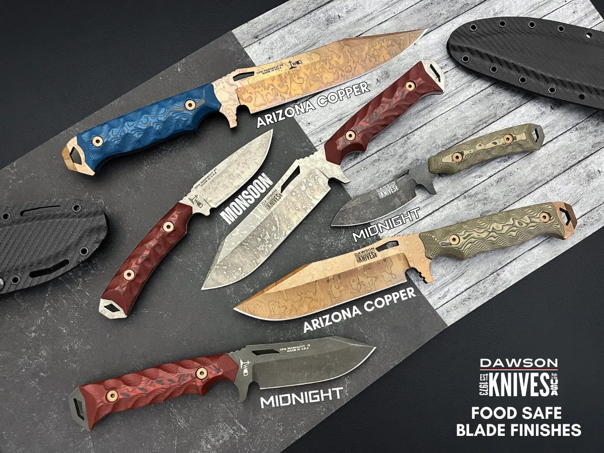 GEN 2 Harvester | Personal Carry, General Purpose Knife | CPM-MagnaCut Steel | NEW Midnight Finish