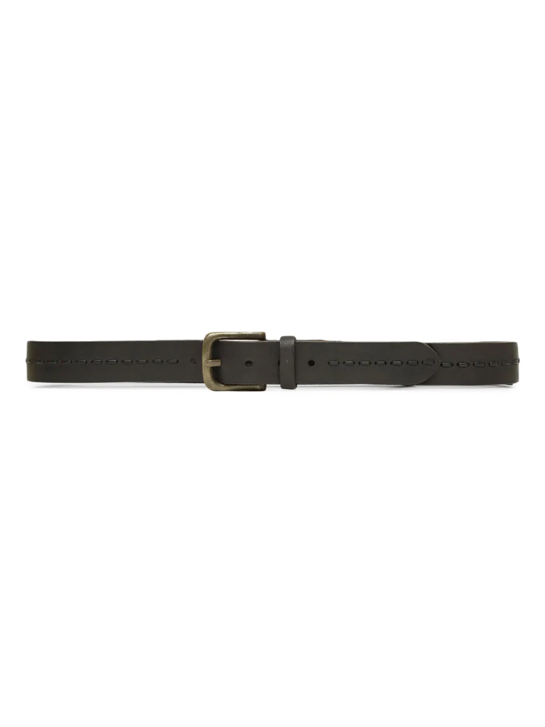 Genuine Black Leather Crafted Men's Belt By Art N Vintage