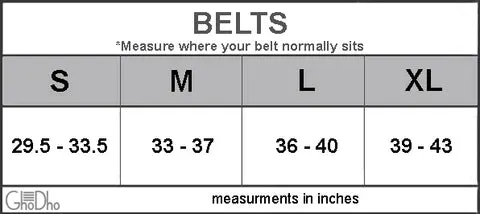 GhoDho- Belt (Saddle)