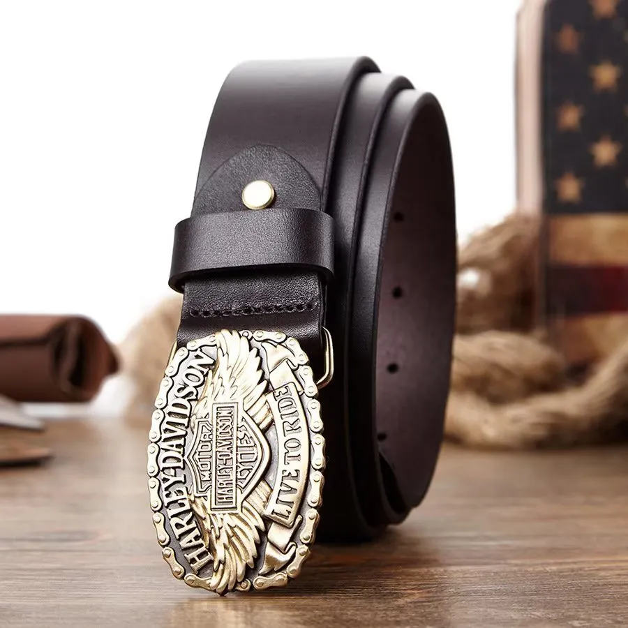 HarleyLuxe Eagle Embellished Belt