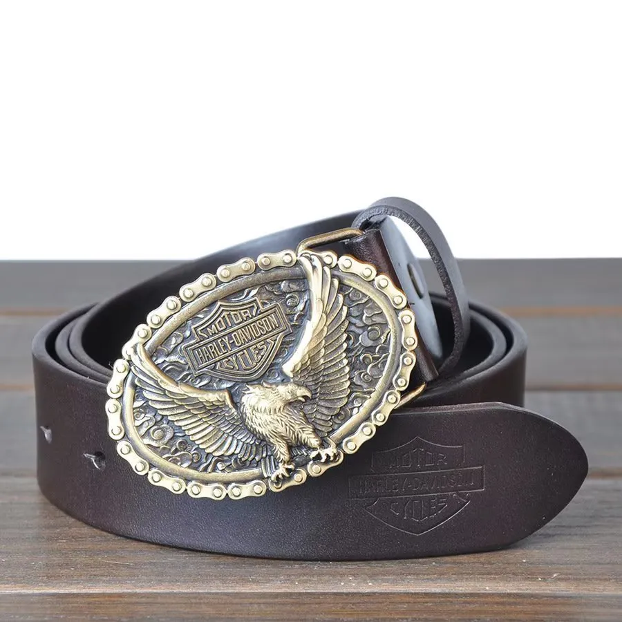 HarleyLuxe Eagle Embellished Belt