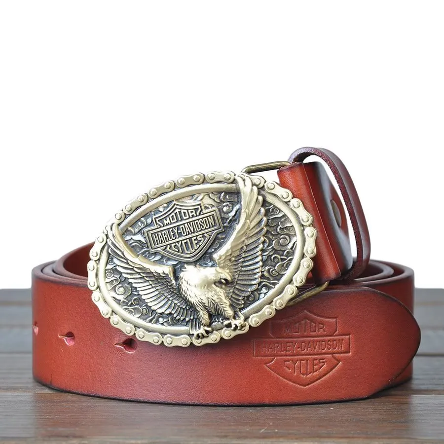 HarleyLuxe Eagle Embellished Belt