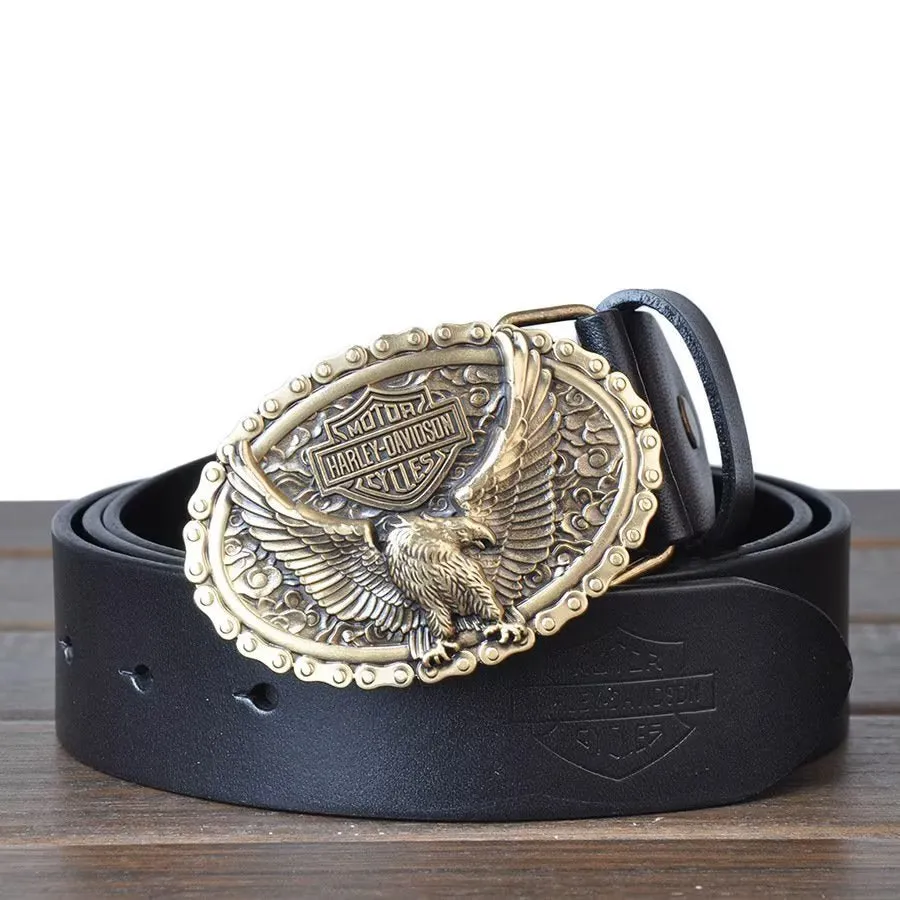 HarleyLuxe Eagle Embellished Belt