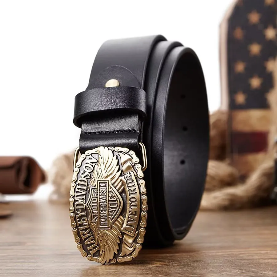 HarleyLuxe Eagle Embellished Belt