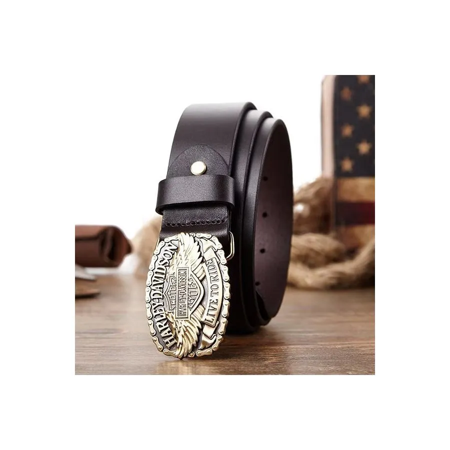 HarleyLuxe Eagle Embellished Belt