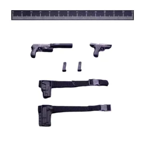 HiPlay HASUKI 1/12 Scale, Weapon Accessory Pack Silver Gray Color Accessory, For 6-inch Figure