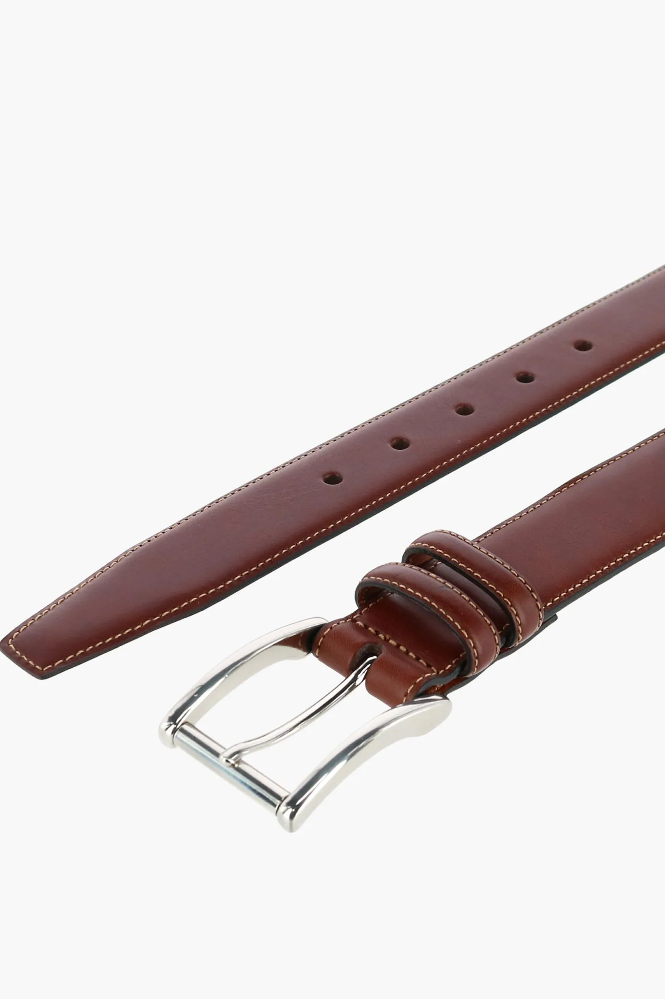 Honey Maple Lorenzo 32mm Dropped Edge Leather Belt