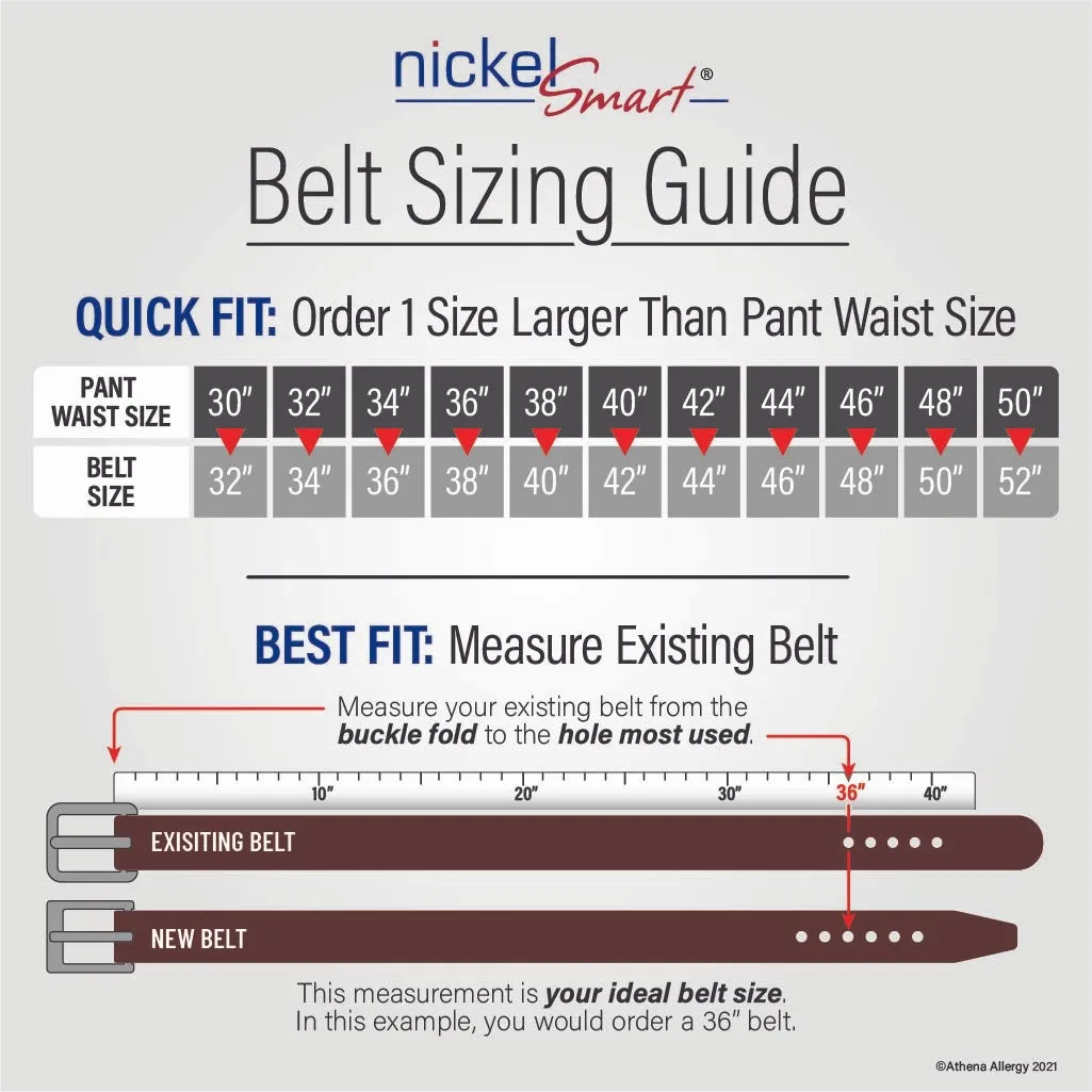 Jericho's Favorite Belt Set by Nickel Smart®