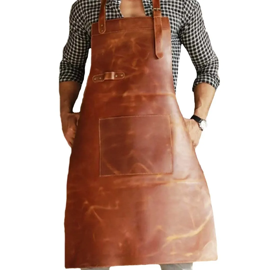 Leather Barber Aprons - Professional Hair Cutting Essential