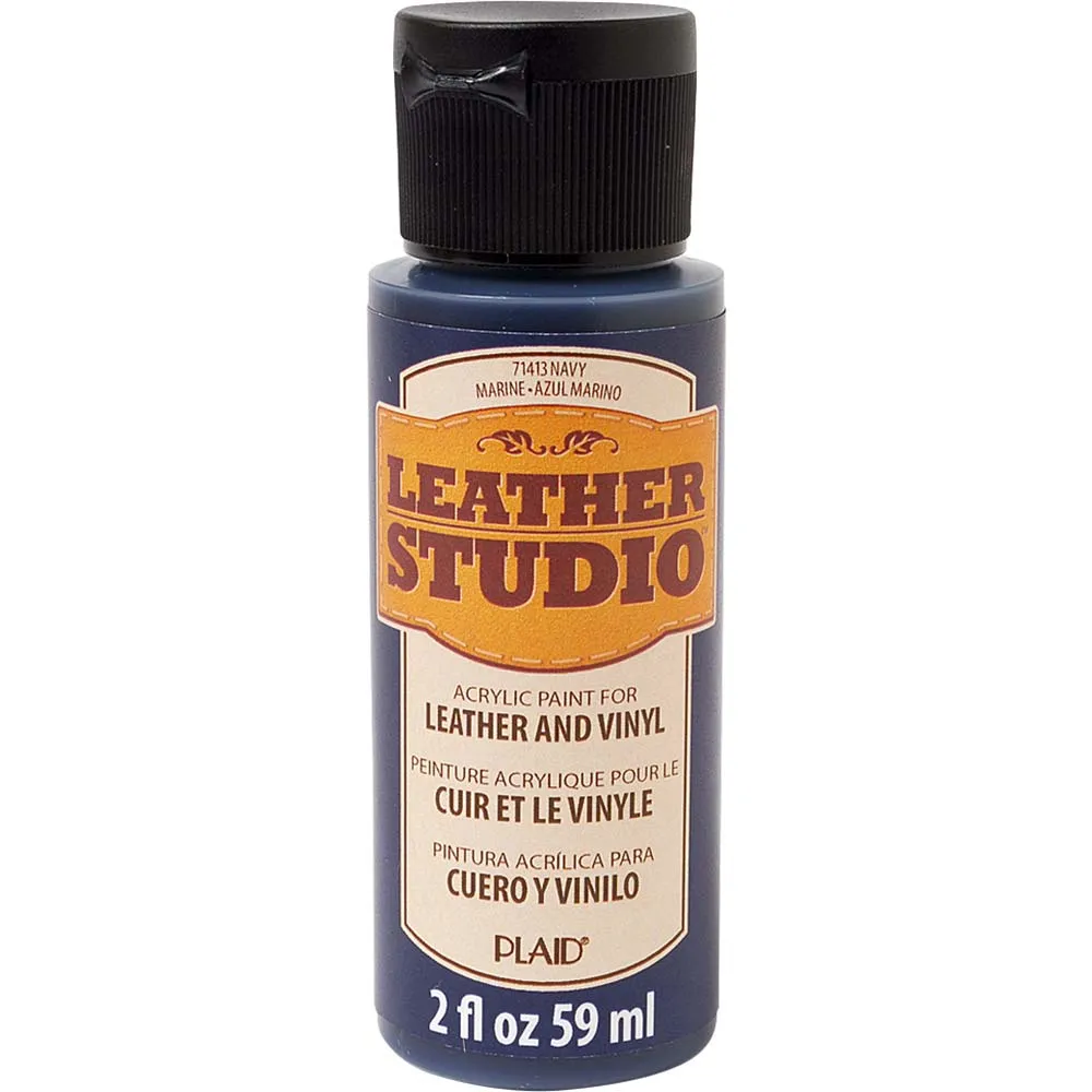 Leather Studio Paint Navy 2 Oz.