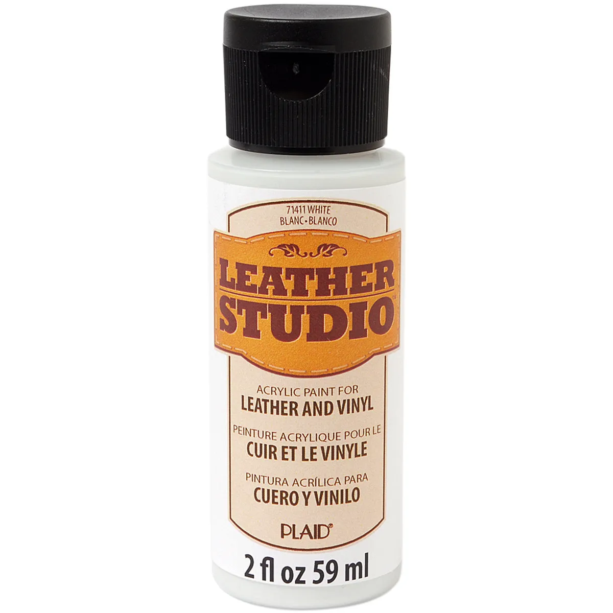 Leather Studio Paint White 2 Oz.