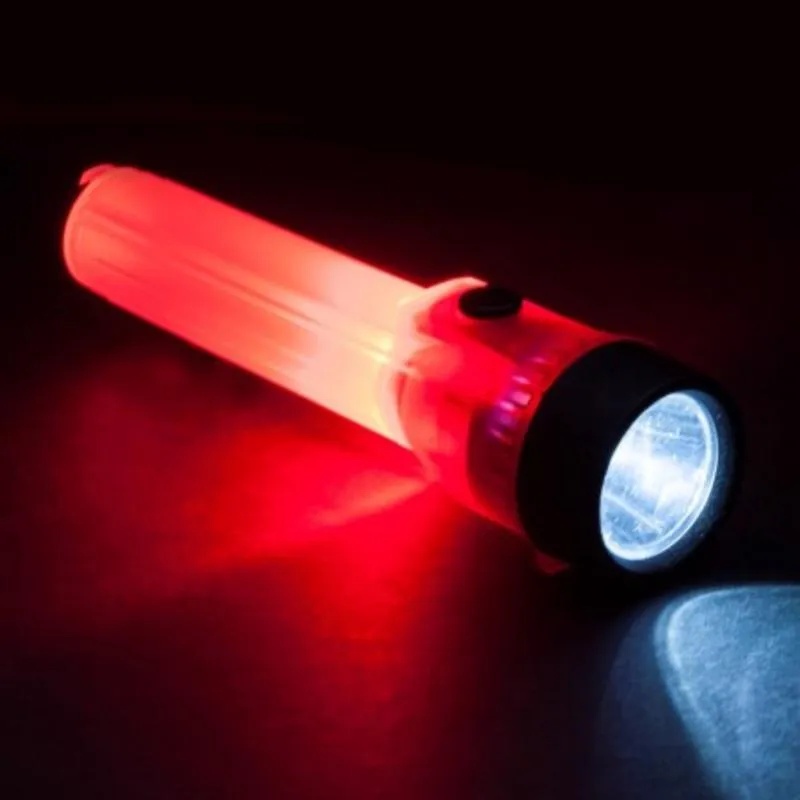 Life Gear Glow 8 lm Red LED Flashlight LR44 Battery