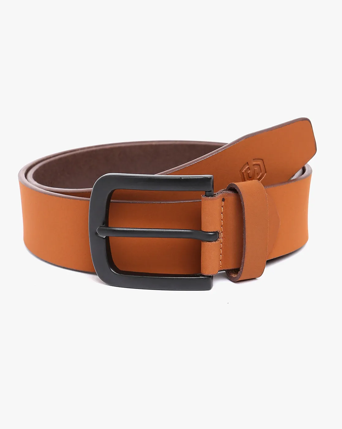 Men Geniune Leather Tan Belts