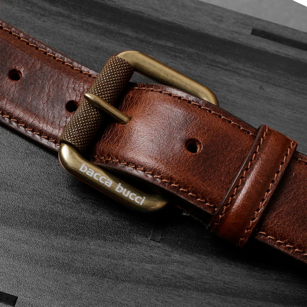 Men's Classic Dress belt with Genuine grain leather & Genuine soft Leather Wallet combo Gift Set for men