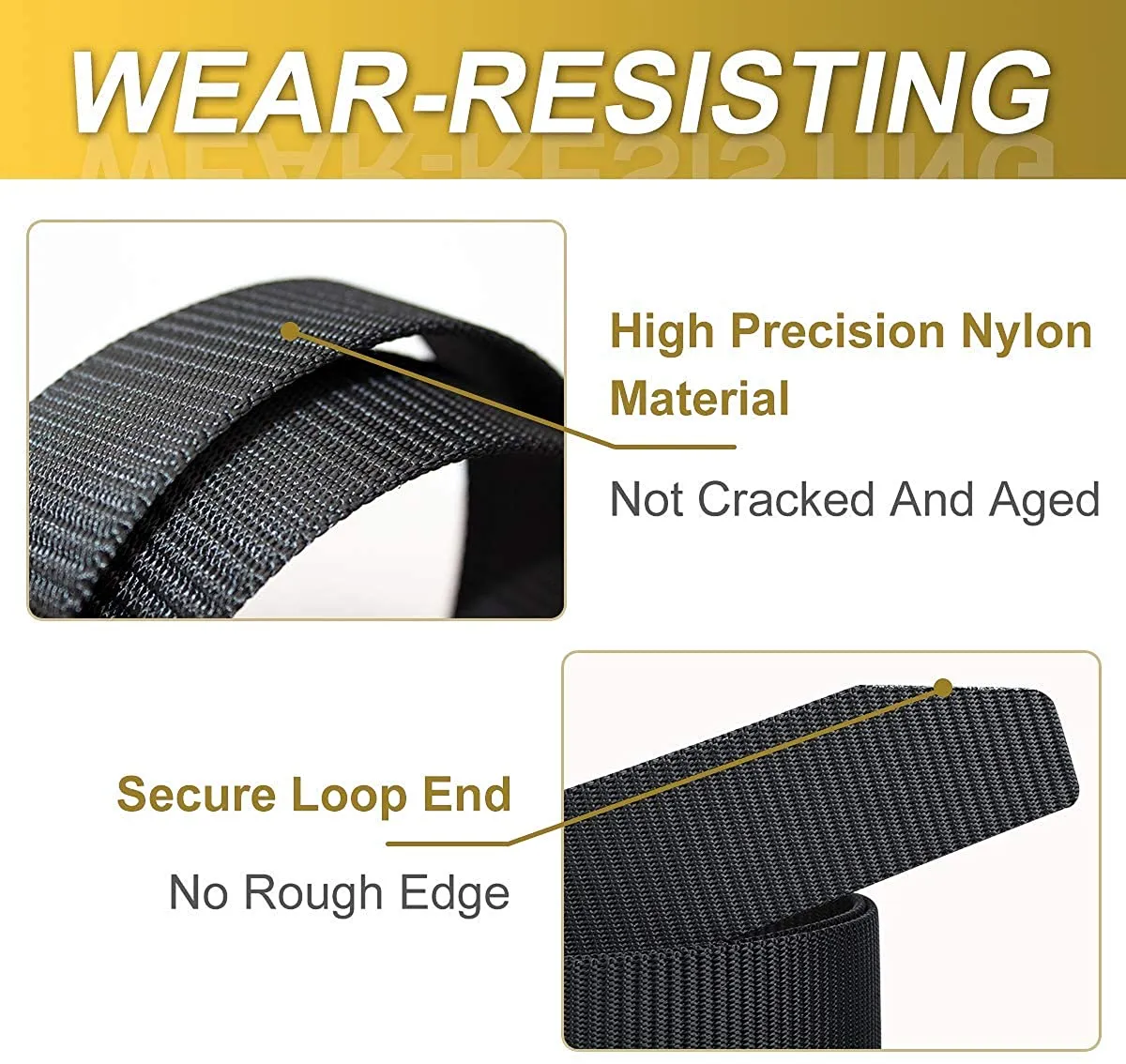 MIJIU Nylon Belts for Men 1.5inch Military Tactical Belt Adjustable Slide Plastic Buckle Web Canvas Belt Outdoor