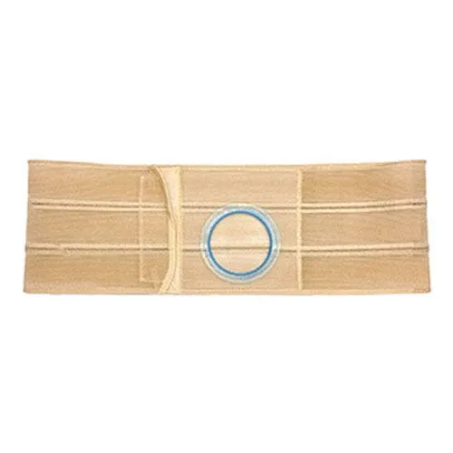 Nu-Hope Support Belt, Original Flat Panel, 2-3/8" Stoma, 6" Wide, Left, 1'' From Bottom, 2XL (47" to 52" Waist), Beige