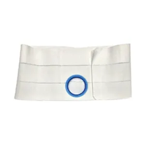 Nu-Hope Support Belt, Original Flat Panel, 2-7/8" x 3-3/8" Stoma, 9" Wide, Right, 1" From Bottom, Contoured, Medium (32" to 36" Waist)